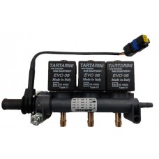 Rail Tartarini EVO 08G 3 cyl. + temp. sensor 8951016 Rail Tartarini EVO 08G 3 cyl. + temp. sensor 8951016
